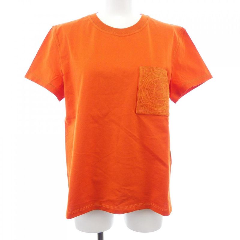 Hermes Mosaic T-Shirt Orange