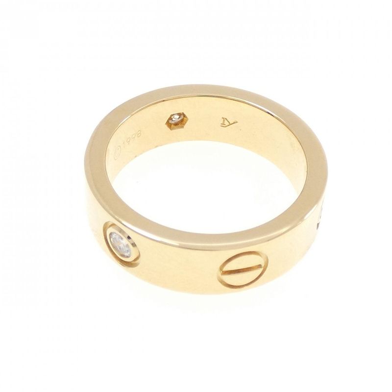 Cartier Love Half Diamond Ring