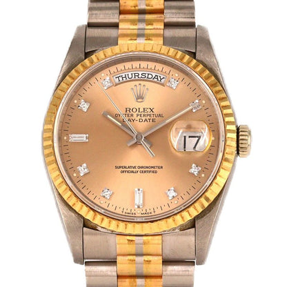 Rolex Day Date Bic Wgxyg Automatic Winding S Number Watch