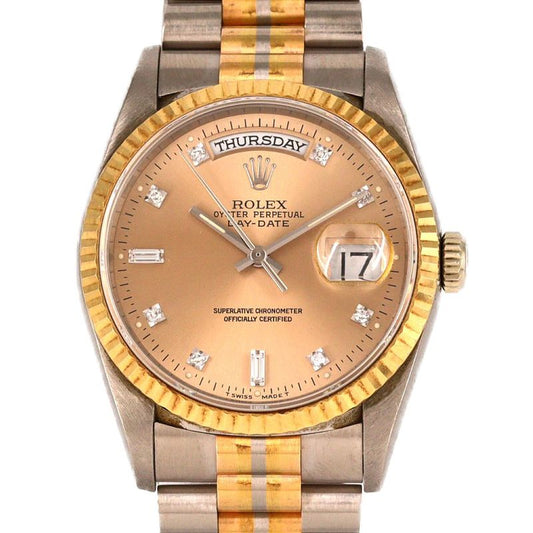 Rolex Day Date Bic Wgxyg Automatic Winding S Number Watch