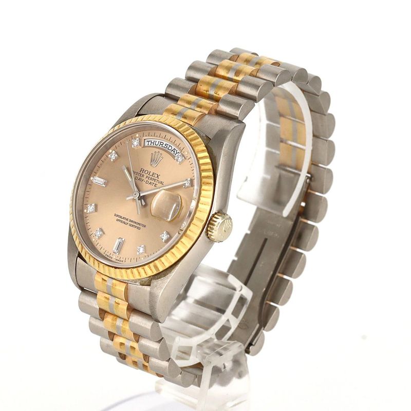 Rolex Day Date Bic Wgxyg Automatic Winding S Number Watch