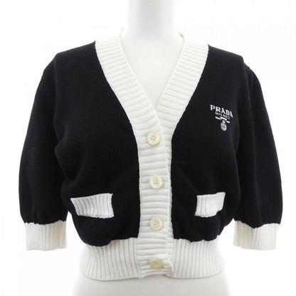Prada Cropped Semi Raglan Cardigan
