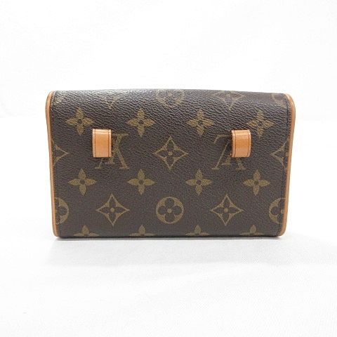 Louis Vuitton Monogram Pochette Florentine Brown Handbag