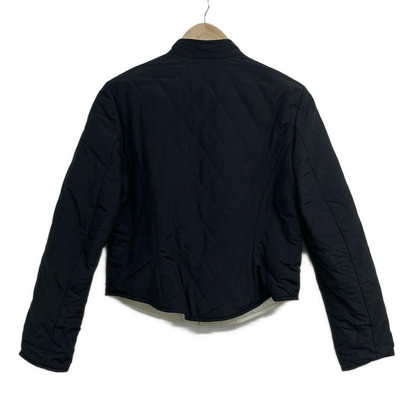 Hermes Jacket S Black Ivory Quilted Reversible