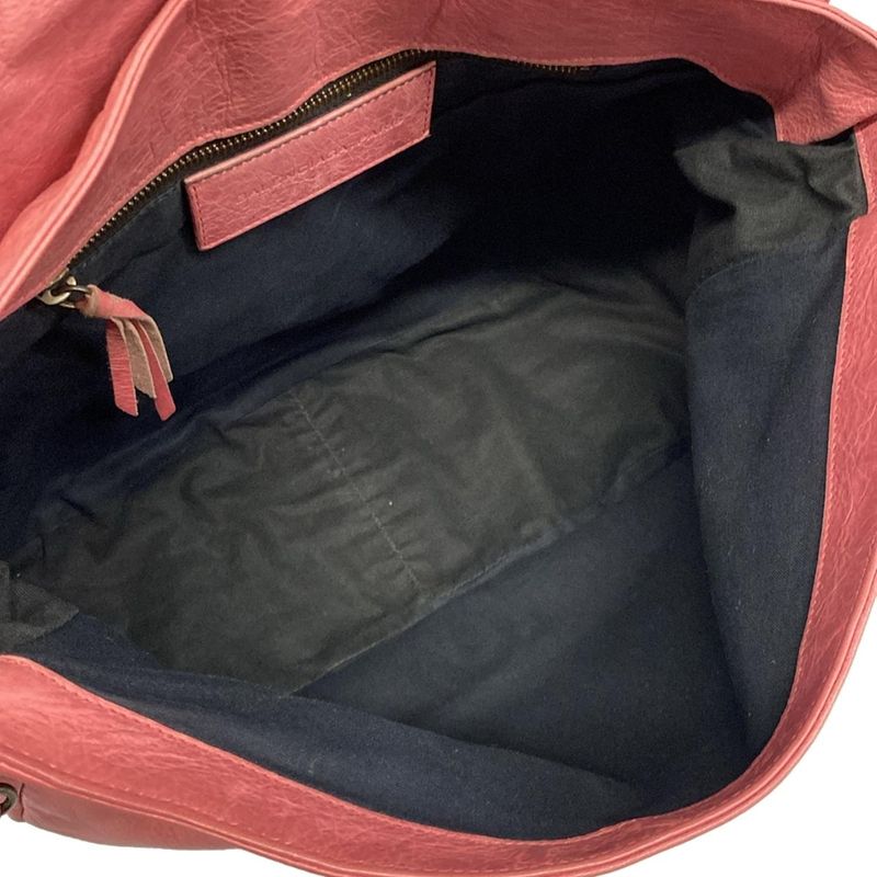 Balenciaga Shoulder Bag the Volk Pink Leather