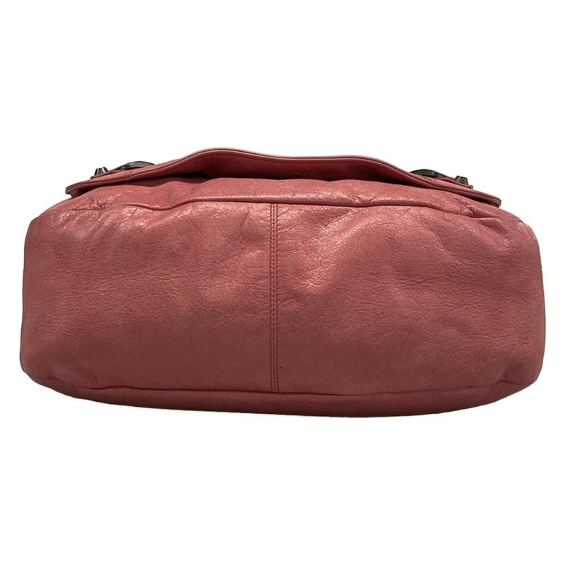 Balenciaga Shoulder Bag the Volk Pink Leather