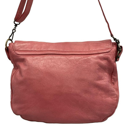 Balenciaga Shoulder Bag the Volk Pink Leather
