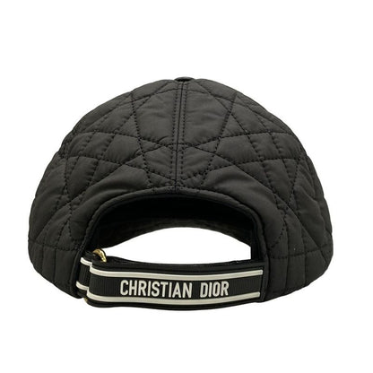 Dior Cap 57 Black Cannage Stitch Hat