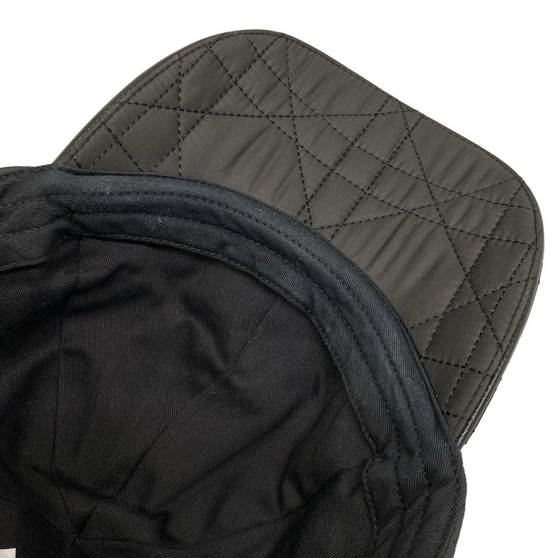 Dior Cap 57 Black Cannage Stitch Hat