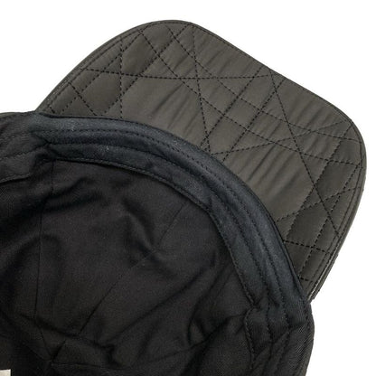 Dior Cap 57 Black Cannage Stitch Hat