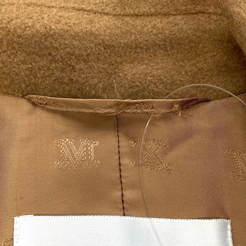 Max Mara Coat 36 Beige Long Sleeve Camel Winter