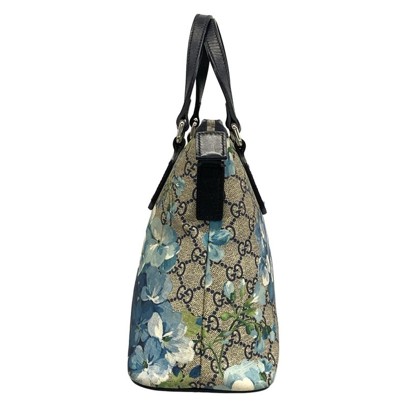 Gucci Handbag GG Blooms Beige Ebony Multi Leather