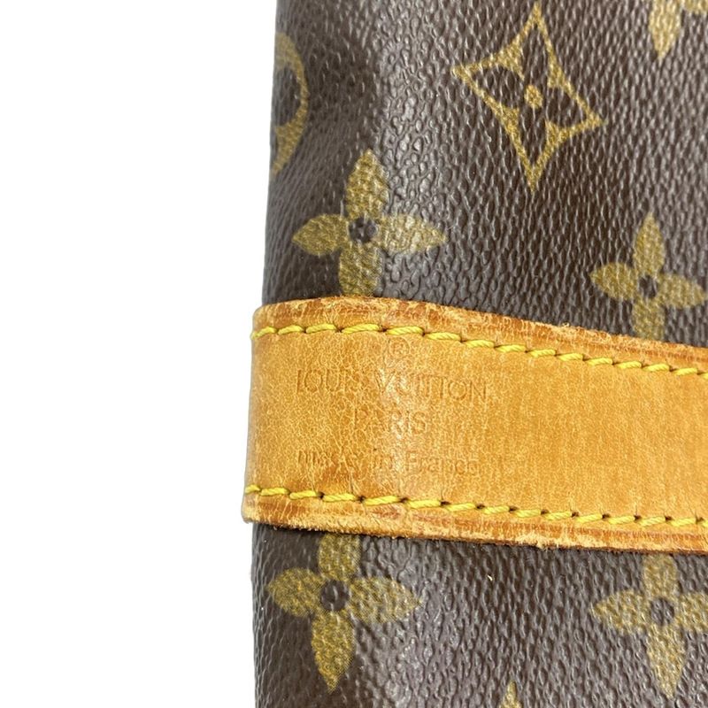 Louis Vuitton Boston Bag Monogram Keepall Bandouliere 55 Name Tag with Initials