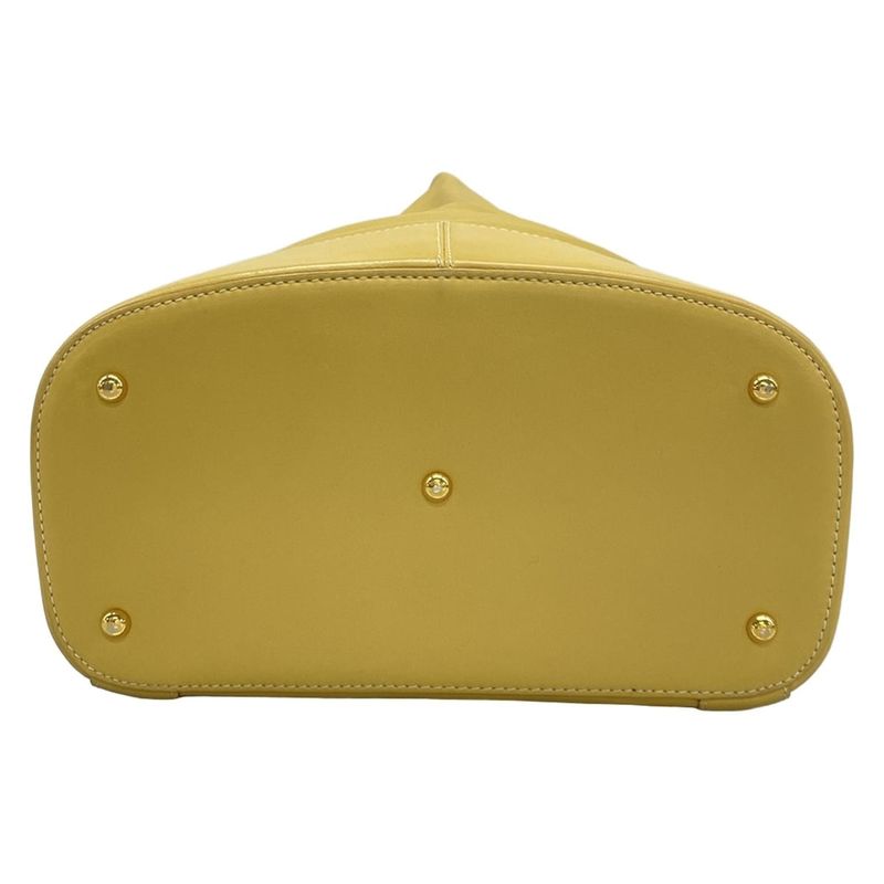 Loewe Sac Anton Backpack Yellow Leather