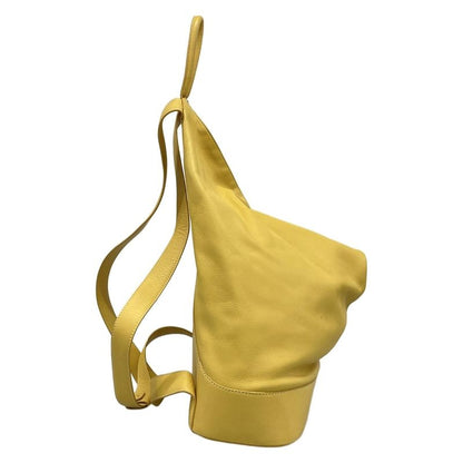 Loewe Sac Anton Backpack Yellow Leather