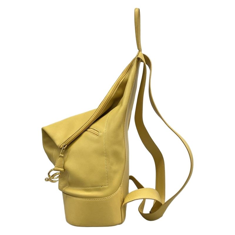 Loewe Sac Anton Backpack Yellow Leather