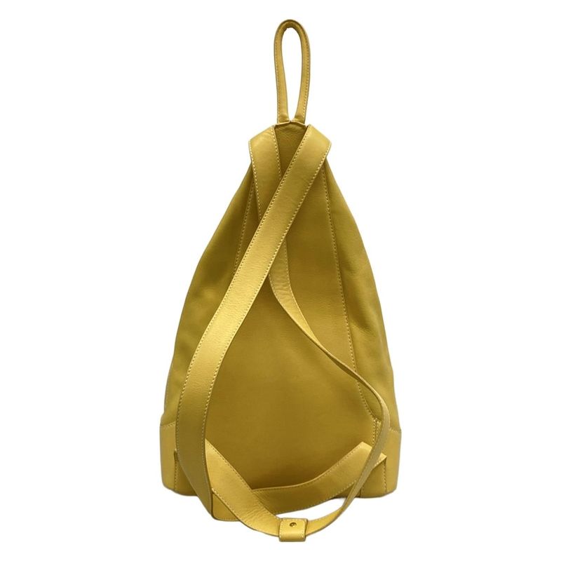 Loewe Sac Anton Backpack Yellow Leather