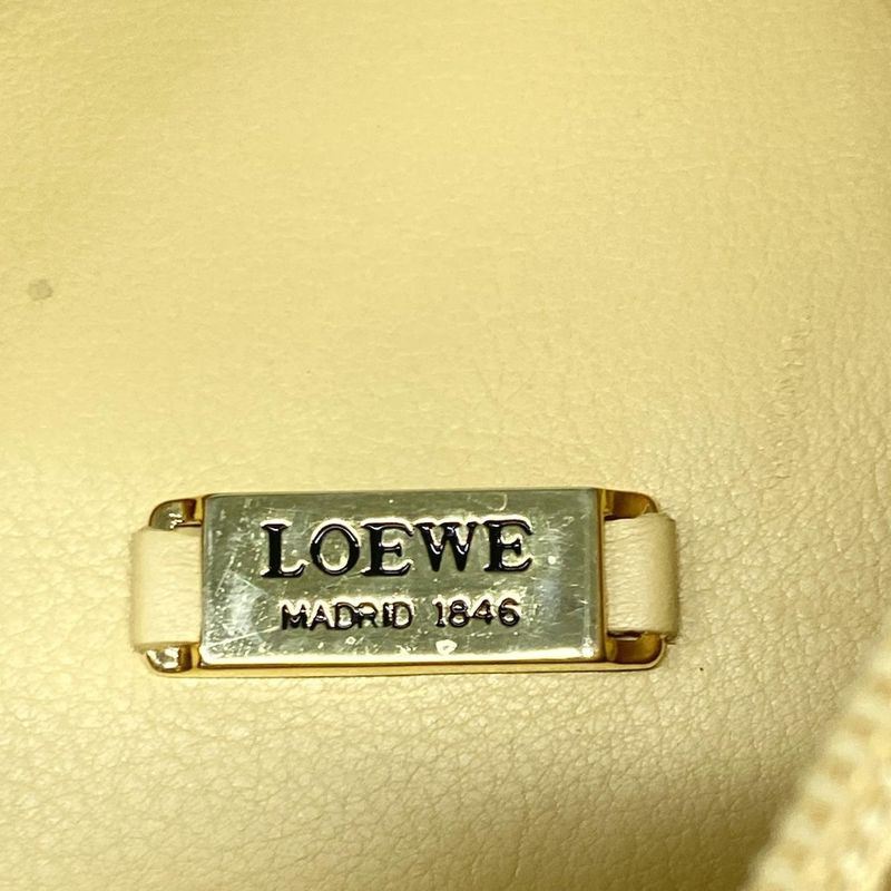 Loewe Sac Anton Backpack Yellow Leather