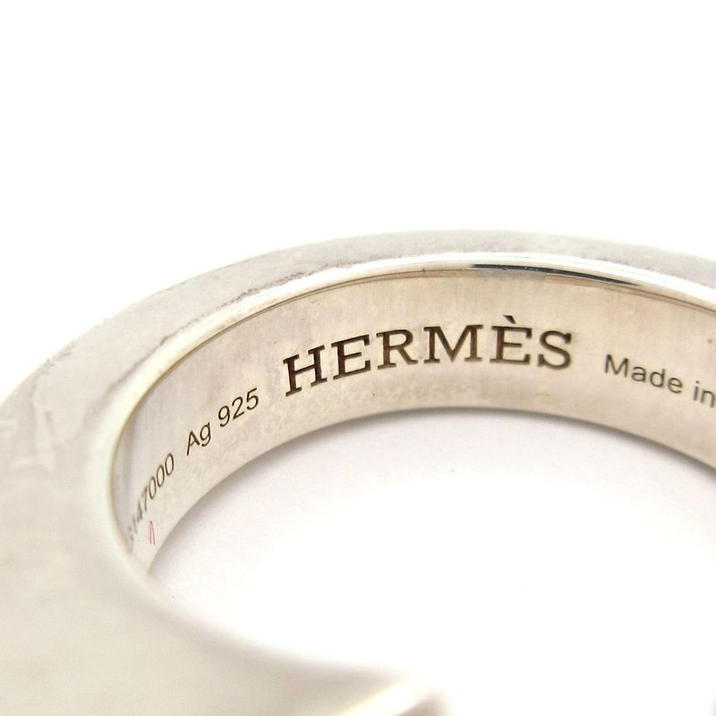 Hermes Ring 49 Cour de Forges Silver
