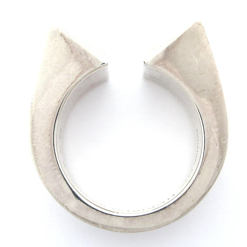 Hermes Ring 49 Cour de Forges Silver