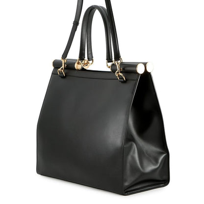 Dolce & Gabbana Tote Shisiri Leather Black 2-Way