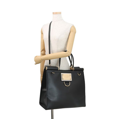 Dolce & Gabbana Tote Shisiri Leather Black 2-Way