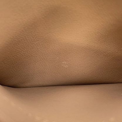 Balenciaga Card Case Calf Leather Beige
