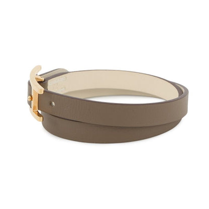 Hermes Behapi Double Tour Etoupe Nata Gold Swift T2 Bracelet