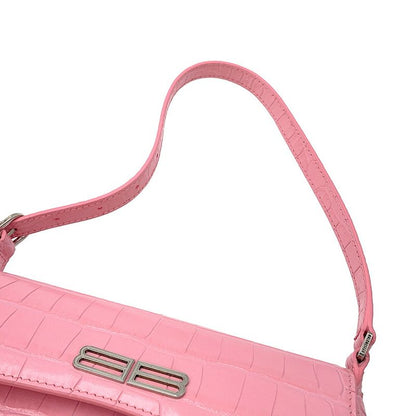 Balenciaga Shoulder Bag XX Small Croco Embossed Leather 2-Way