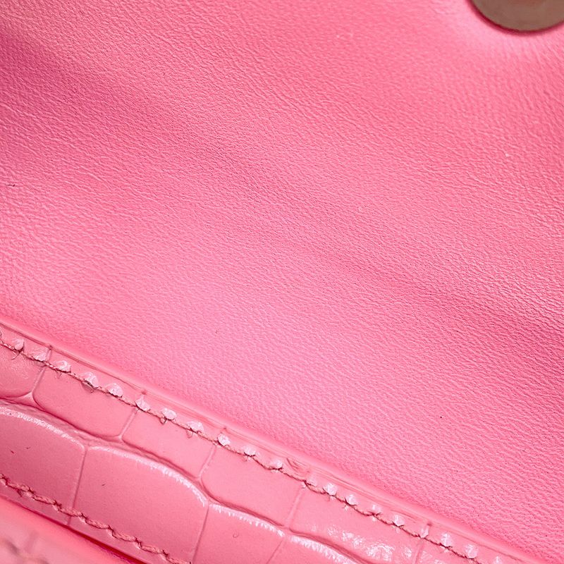 Balenciaga Shoulder Bag XX Small Croco Embossed Leather 2-Way
