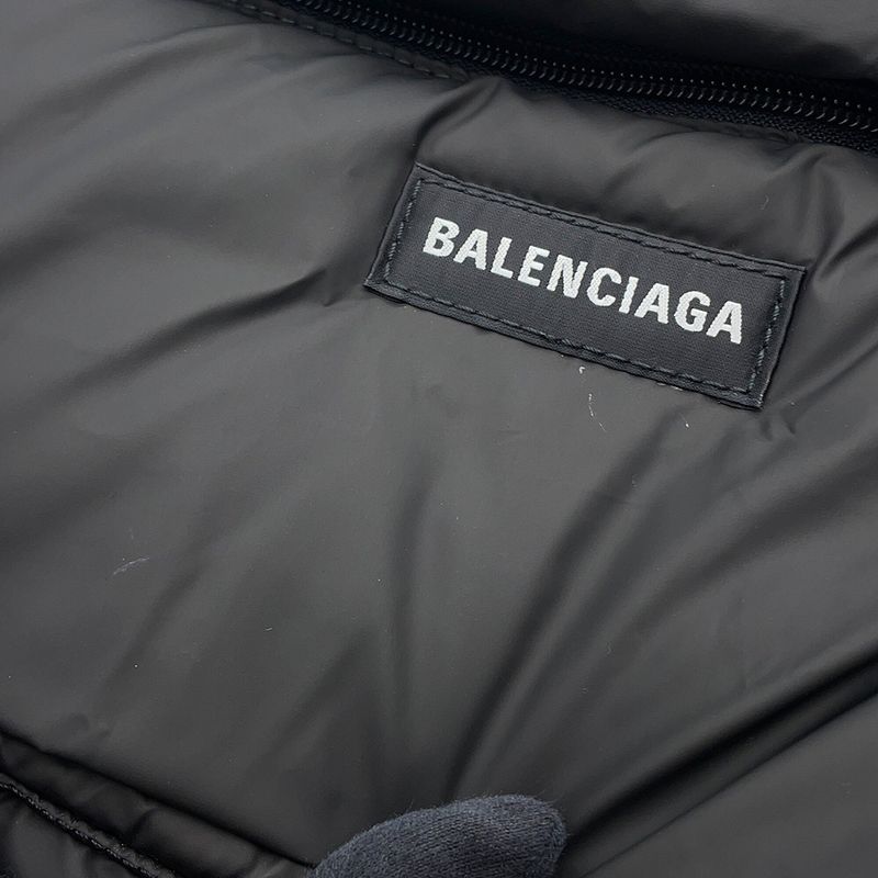 Balenciaga Backpack Logo Nylon Black