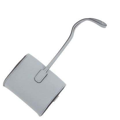 Hermes Bag Charm Kelly Festival Gris Perle Silver Swift