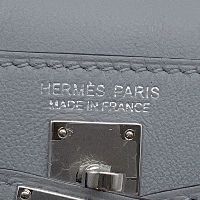 Hermes Bag Charm Kelly Festival Gris Perle Silver Swift
