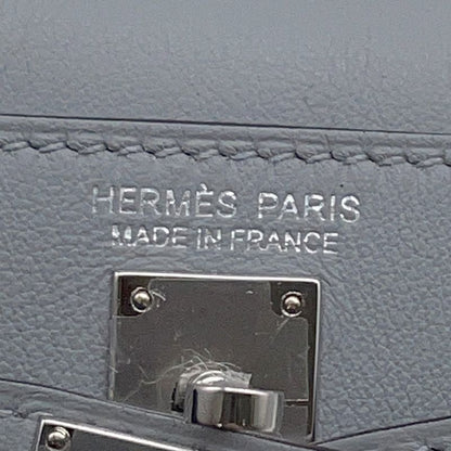Hermes Bag Charm Kelly Festival Gris Perle Silver Swift