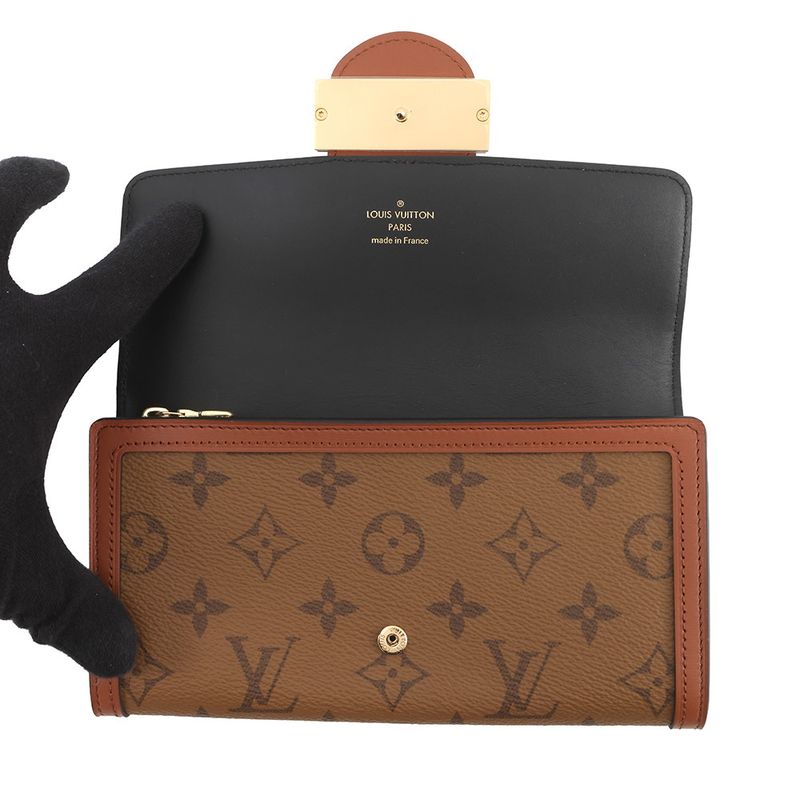 Louis Vuitton Wallet Monogram Reverse Portefeuille Sarah Dauphine