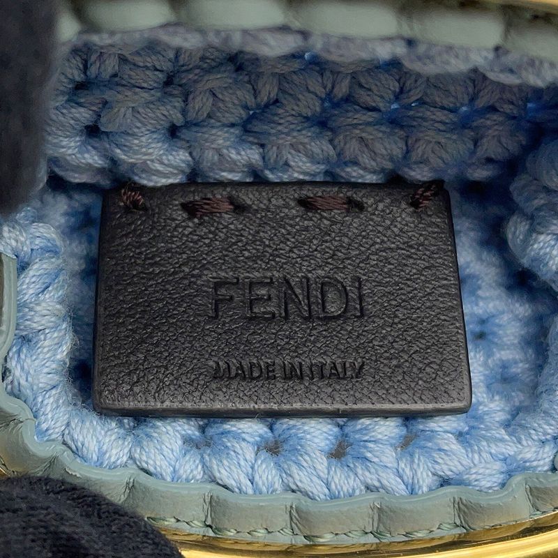 Fendi Coin Case Knit Cotton