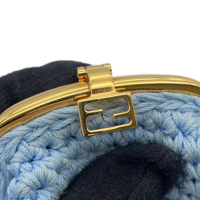 Fendi Coin Case Knit Cotton