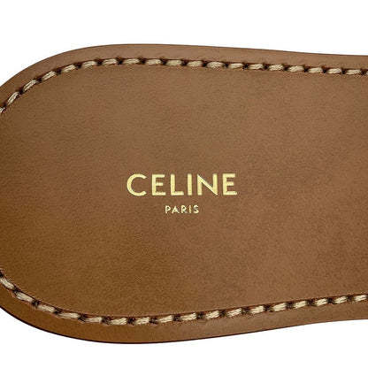 Celine Sandals Triomphe Leather 38 Shoes
