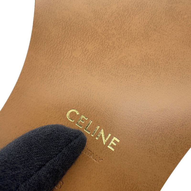 Celine Sandals Triomphe Leather 38 Shoes