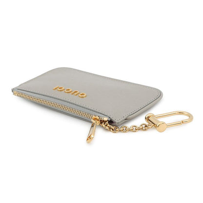 Gucci Key Case Script Zip Leather Coin