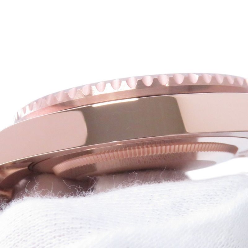 Rolex Gmt Master 2 Date 18k Pink Gold Everose Watch Black Dial