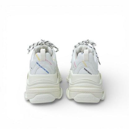 Balenciaga Triple S Sneakers Shoes Leather White Multicolor Logo