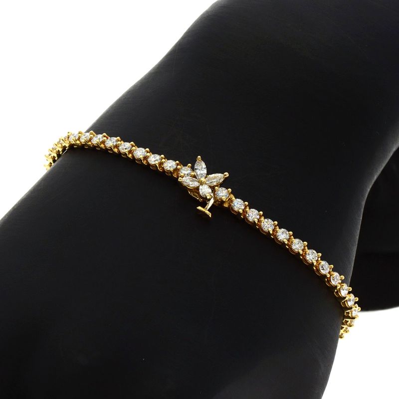 Tiffany & Co Victoria Diamond Maker Complete Bracelet 18k Yellow Gold