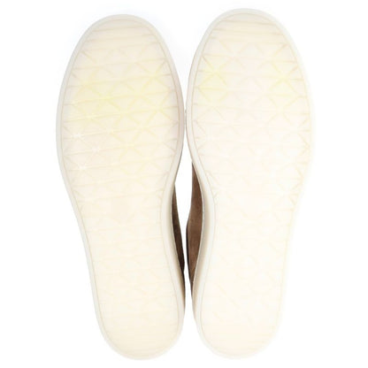 Prada Lane Suede Low Cut Sneakers Brown