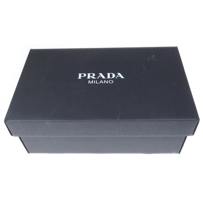Prada Lane Suede Low Cut Sneakers Navy