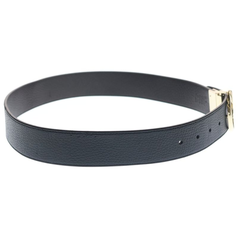 Gucci Belt Leather Black Gold