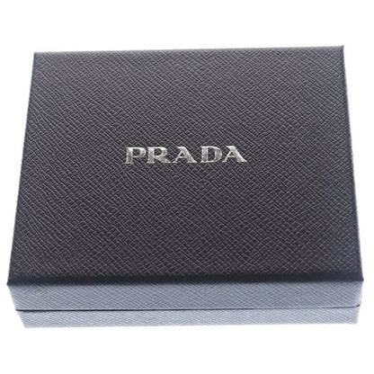 Prada Vitello Micro Grain Leather Compact Wallet Bifold Black