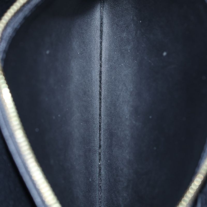 Louis Vuitton Monogram Empreinte Zippy Wallet Card Case Black Leather Gold