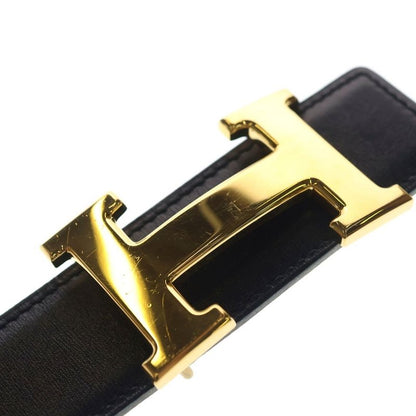 Hermes Constance Belt Taurillon Gold Leather Brown