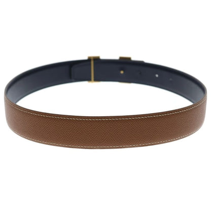 Hermes Constance Belt Taurillon Gold Leather Brown